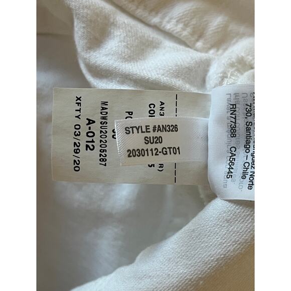 Madewell Slim Wide-Leg Jeans in Tile White - Picture 8 of 12